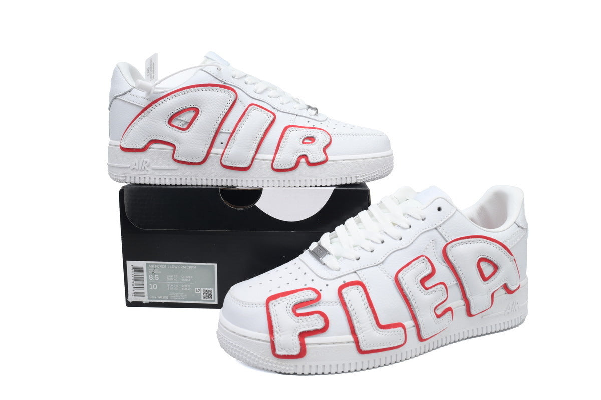 CPFM x Nike Air Force 1 Low Premium White Red