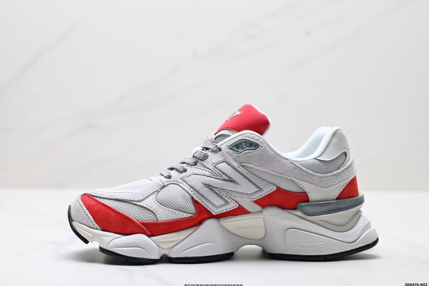 New Balance 9060 White/Red