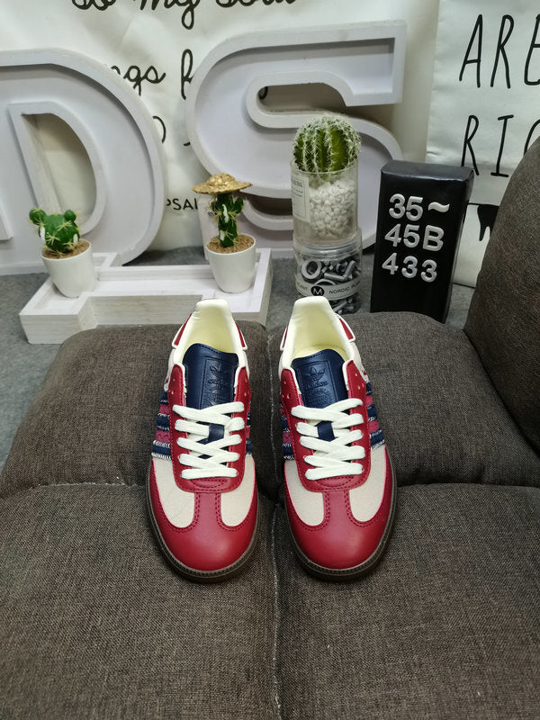 Notitle x Adidas Samba White/Dark Red