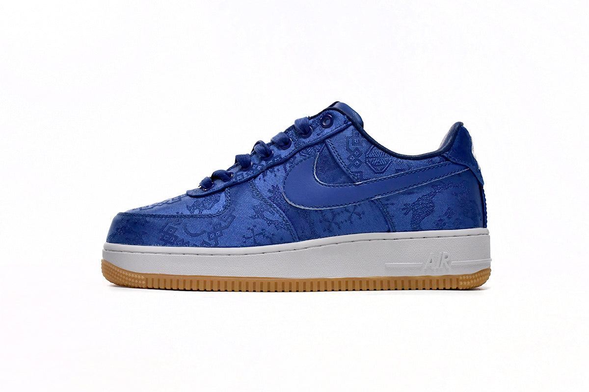Clot x Nike Air Force 1 Low Premium Blue Silk