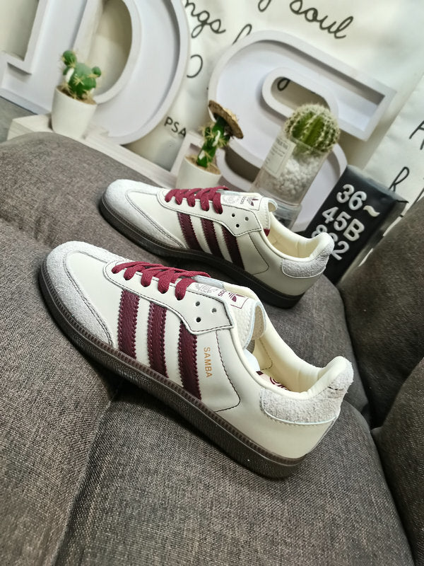 Adidas Samba OG White/Bordeaux