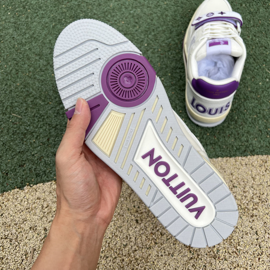 Louis Vuitton Trainer Violet Mesh