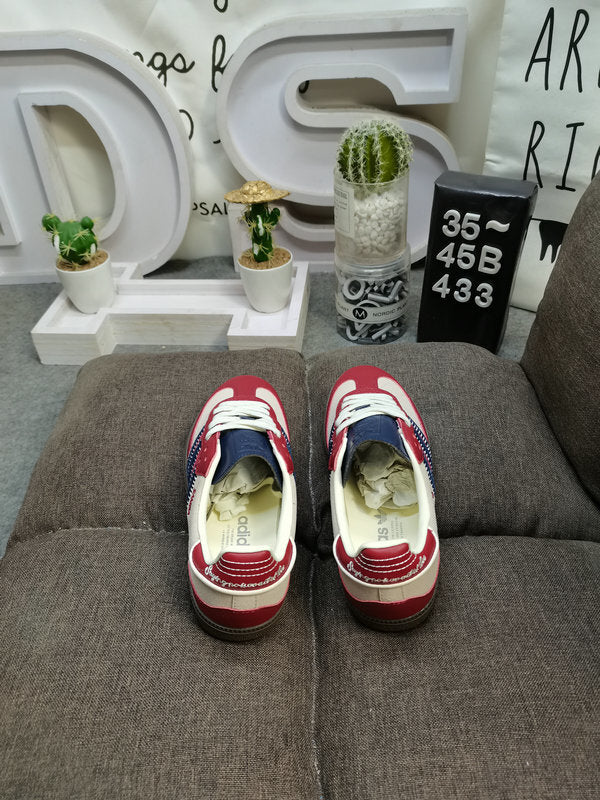 Notitle x Adidas Samba White/Dark Red