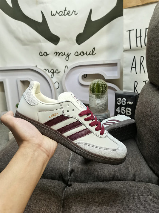 Adidas Samba OG White/Bordeaux