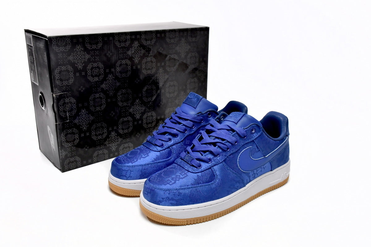 Clot x Nike Air Force 1 Low Premium Blue Silk