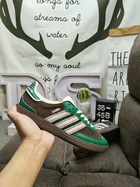 Notitle x Adidas Samba Dark Brown/Green
