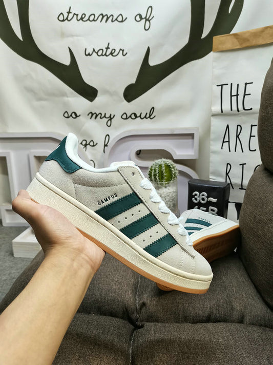 Adidas Campus 00s Grey/Dark Green