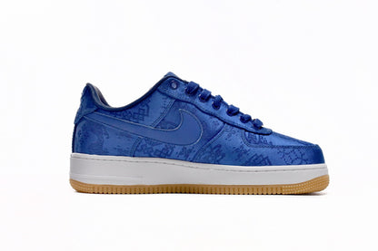 Clot x Nike Air Force 1 Low Premium Blue Silk