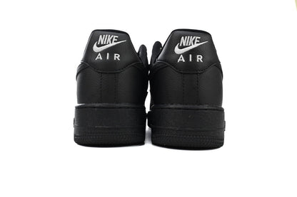 Nike Air Force 1 Low Black Silver Mini Swoosh