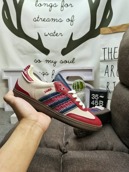 Notitle x Adidas Samba White/Dark Red