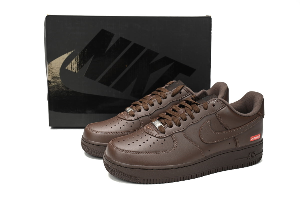Supreme x Nike Air Force 1 Low 'Baroque Brown'