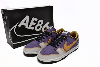 Nike Dunk Low AE86 Purple Yellow
