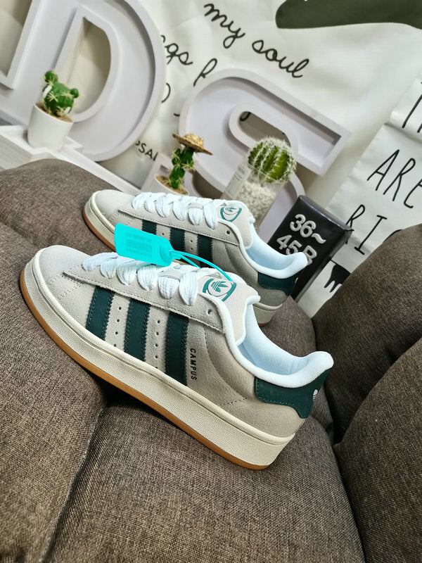 Adidas Campus 00s Grey/Dark Green